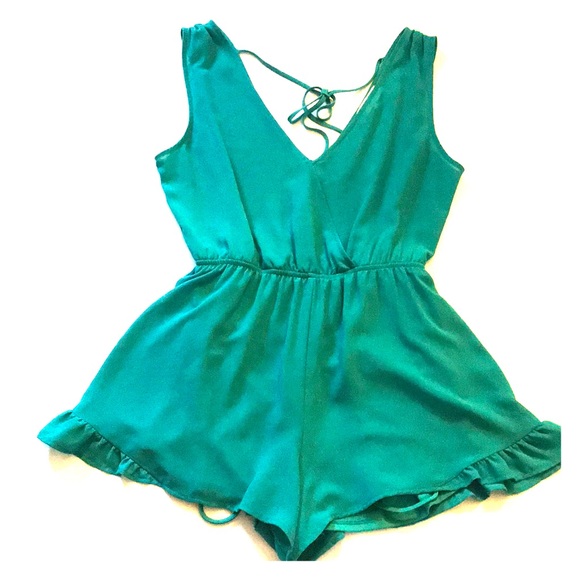 ASTR turquoise romper - Picture 1 of 3